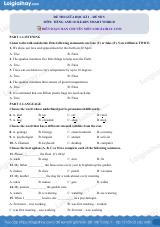 Đề thi giữa kì 1 Tiếng Anh 10 iLearn Smart World - Đề số 5